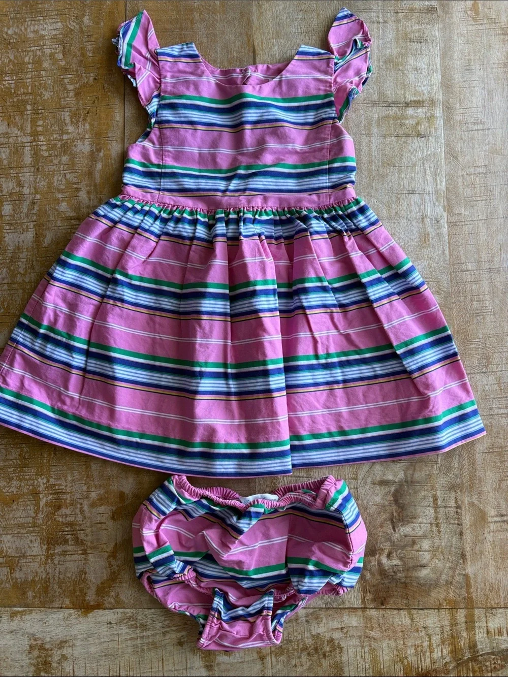 Ralph Lauren Dress with Cable Knit Cardigan 18m